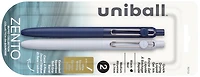 Stylos encre gel Uni-Ball, série Zento (Collection Muted - Paquet de 2 - Encre noire)