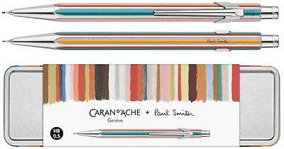 Porte mine Caran d'Ache, série 844 Paul Smith 5e Édition Spéciale Argent (0.5mm) 
