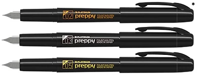 Platinum Fountain pen, Preppy Black Special Edition series*
