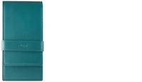 DiLoro Pen pouch, Leather Pen Holder (Quadruple) series Turquoise green