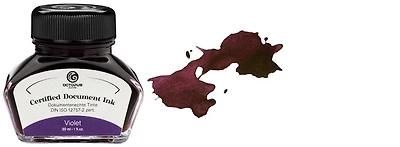 Octopus Fluids Ink bottle, Document Inks series Violet ink (30ml)