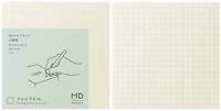 Bloc-notes MD PRODUCT, série MD Memo Block (Quadrillé)