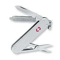 Victorinox Knife, Small Pocket Knives series Silvered Alox (Classic SD)