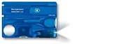 Carte multifonction Victorinox, série SwissCards Lite Bleu translucide