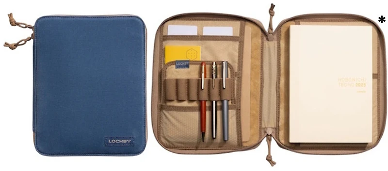 Lochby Notebook*, Daily Folio A5 series Harbor (Navy - Cream)