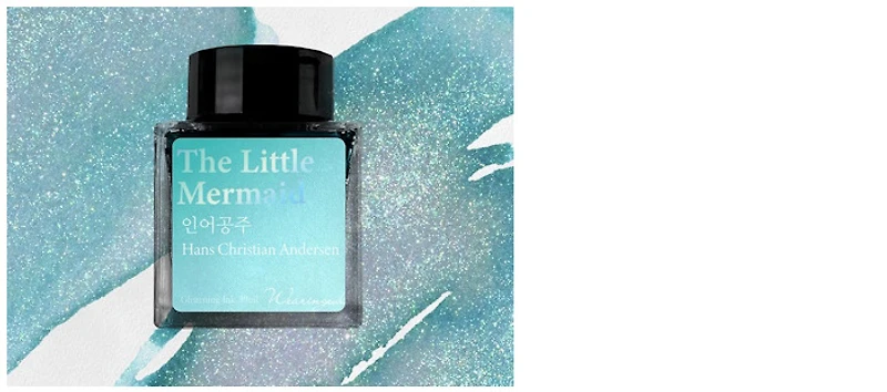 Bouteille d'encre Wearingeul, série World Literature Ink Encre The Little Mermaid (30ml)