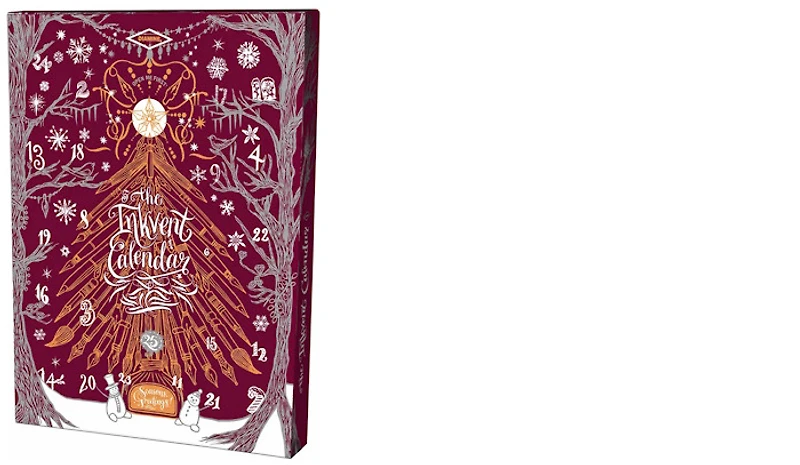 Diamine Ink bottles set, Inkvent Calendar 2026 - Burgundy Edition series