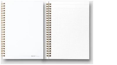 Carnet de notes (A5) Wearingeul, série Reservoir Ring Note (Quadrillé)