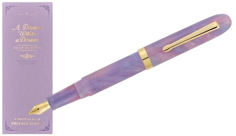 Wearingeul Fountain pen, Preface series Pink violet GT (A Dream Within a Dream)