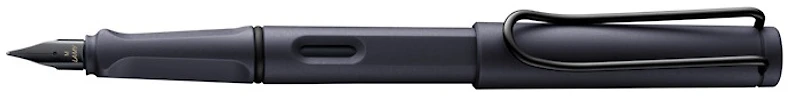Stylo plume Lamy, série Safari Édition Spéciale Dark Steel Black V2 (Sans réservoir)