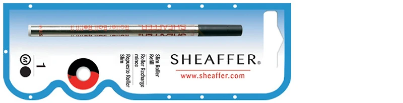 Recharge bille roulante Sheaffer, série Recharge & encre slim Encre noir