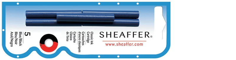 Cartouche d'encre Sheaffer, série Recharge & encre Encre bleu-noir