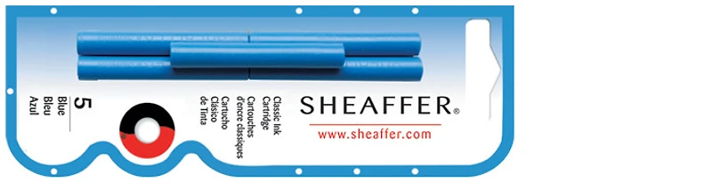 Cartouche d'encre Sheaffer, série Recharge & encre Encre bleu royale