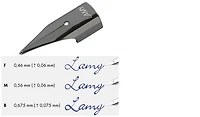 Pointe de plume Lamy, série Pièces Noire Z50 (Grosseurs régulières)