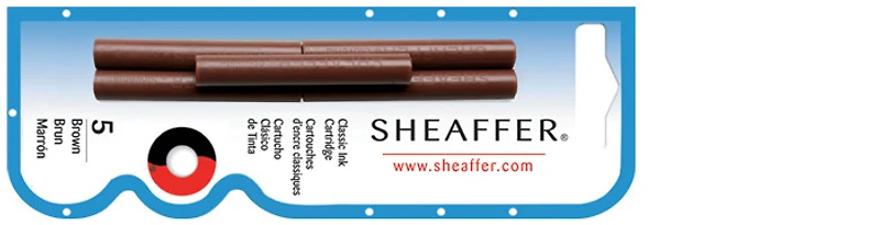 Sheaffer Ink cartridge, Refill & ink series Brown ink