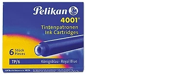 Pelikan Ink cartridge, Refill & ink series Royal blue ink (Short)
