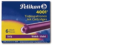 Pelikan Ink cartridge, Refill & ink series Violet ink (Short)