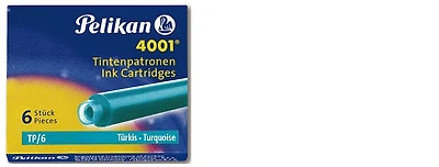 Pelikan Ink cartridge, Refill & ink series Turquoise ink (Short)