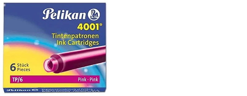 Pelikan Ink cartridge, Refill & ink series Pink ink (Short)