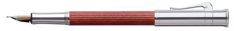 Stylo plume Faber-Castell, Graf von, série Precious wood & Platinum Brun