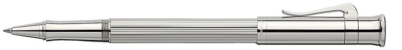 Stylo bille roulante Faber-Castell, Graf von, série Precious wood & Platinum Platine