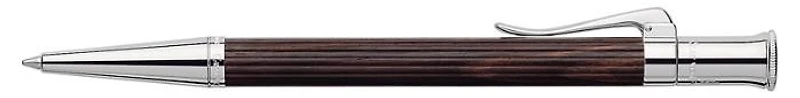 Stylo bille Faber-Castell, Graf von, série Precious wood & Platinum Brun foncé