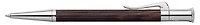 Stylo bille Faber-Castell, Graf von, série Precious wood & Platinum Brun foncé