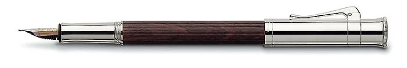 Stylo plume Faber-Castell, Graf von, série Precious wood & Platinum Brun foncé