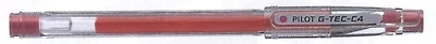 Pilot Roller ball, G-tec-c4 series Red ink
