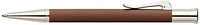 Stylo bille Faber-Castell, série Guilloche Resin Cognac