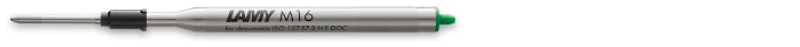 Lamy  Ballpoint refill, Refill & ink - Recharge & encre serie Green ink M16