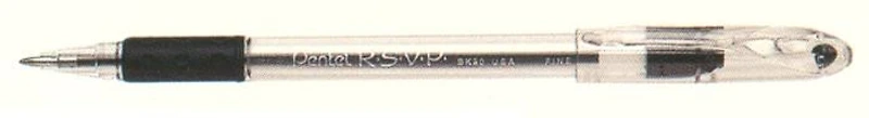 Pentel  Ballpoint pen, R.S.V.P serie Black ink