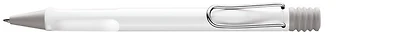 Stylo bille Lamy , série Safari Blanc Clip Chrome