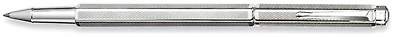 Stylo bille roulante Caran d'Ache, série Ecridor Retro Rodhium (avec espace libre)