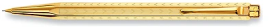 Porte mine Caran d'Ache, série Ecridor Chevron Doré (avec espace libre)