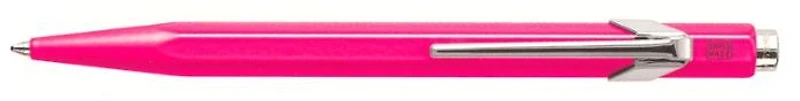 Stylo bille Caran d'Ache, série Office Fluo Rose fluo