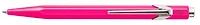 Stylo bille Caran d'Ache, série Office Fluo Rose fluo