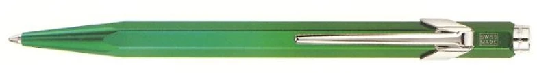 Stylo bille Caran d'Ache, série Office Metal-X Vert