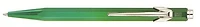 Stylo bille Caran d'Ache, série Office Metal-X Vert