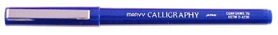 Crayon feutre Marvy, série Calligraphy Encre bleu