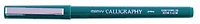Marvy Felt pen, Calligraphy serie Green ink