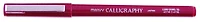 Crayon feutre Marvy, série Calligraphy Encre bordeaux