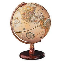 Replogle Geographic Globe, Quincy serie Brown