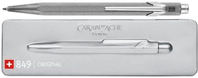 Stylo bille Caran d'Ache, série 849 Original Argenté