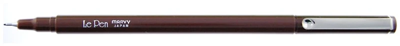 Marvy Felt pen, Le Pen serie Brown ink