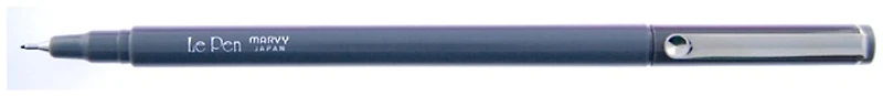 Marvy Felt pen, Le Pen serie Dark grey ink