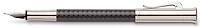 Stylo plume Faber-Castell, série Guilloche Resin Noir