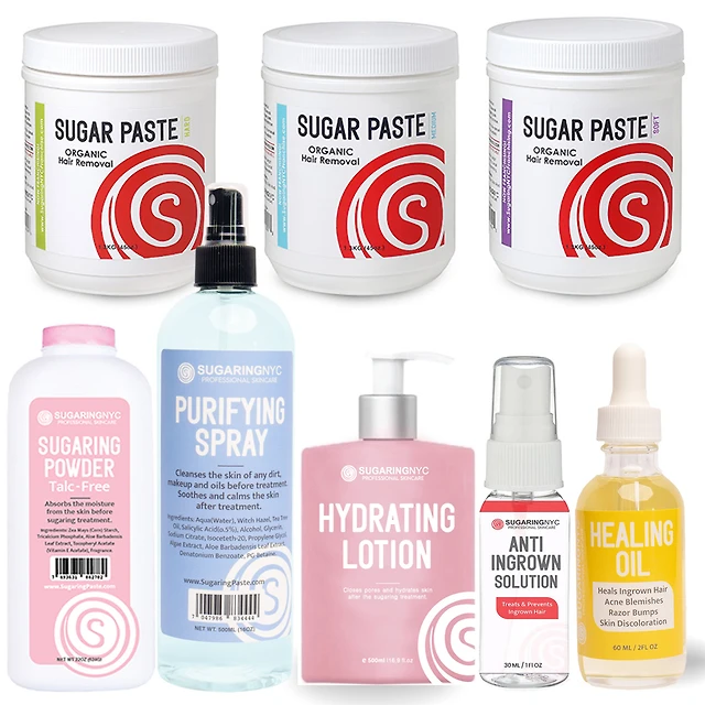 Sugaring NYC Supply Set+ 3 Grade Paste