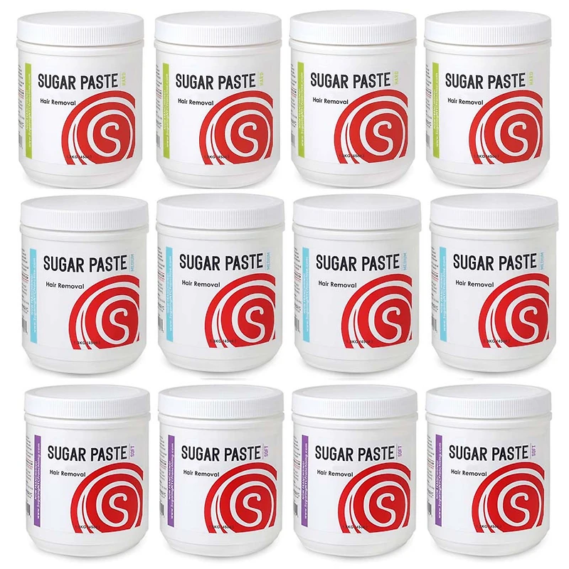 "Four of Each" Sugaring Paste Bundle Wholesale Pack