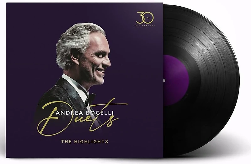 BOCELLI, ANDREA / DUETS 30TH ANNIVERSARY (LP)